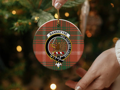 Bannatyne Nec Cito Nec Tarde Holiday Ornament product