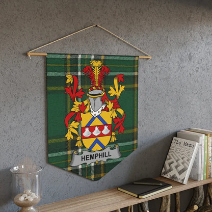 Hemphill Family Crest Tartan Clan Wall Hanging product