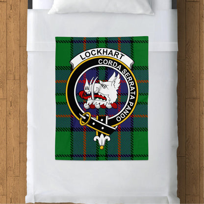 Scottish Clan Lockhart Corda Serrata Pando Blanket - Living Stone Gifts