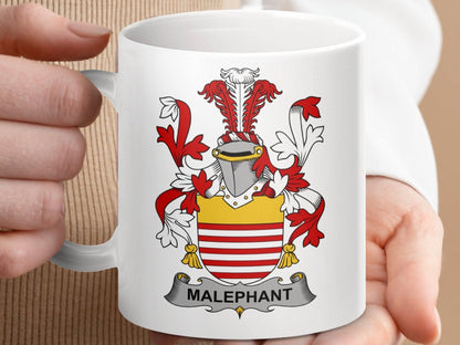 Malephant Surname Irish Family Crest Mug - Celtic Ancestry Gifts