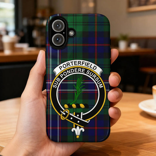 Porterfield Sub Pondere Sursum Tartan Phone Case