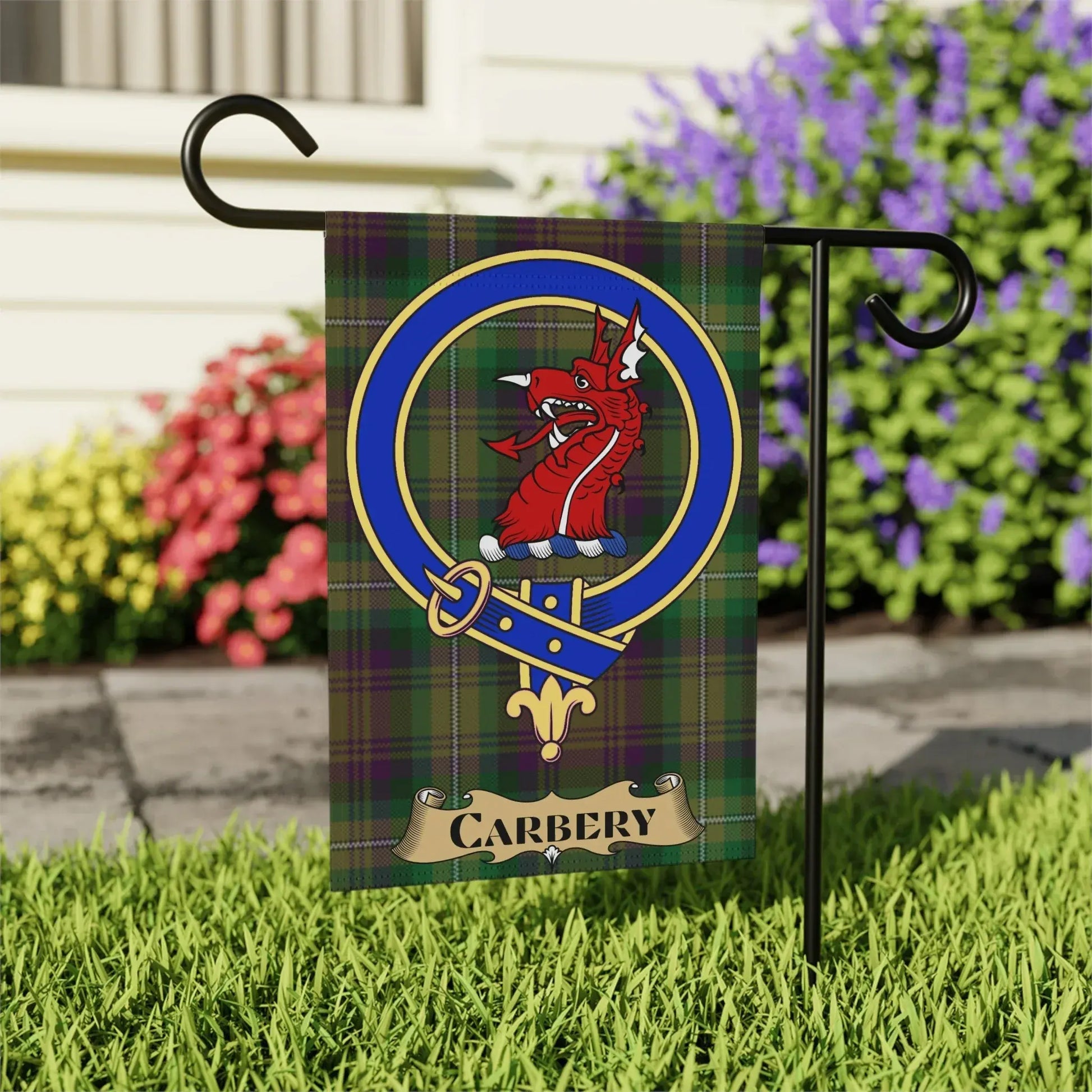 Carbery Clan Crest Family Name Garden Flag product