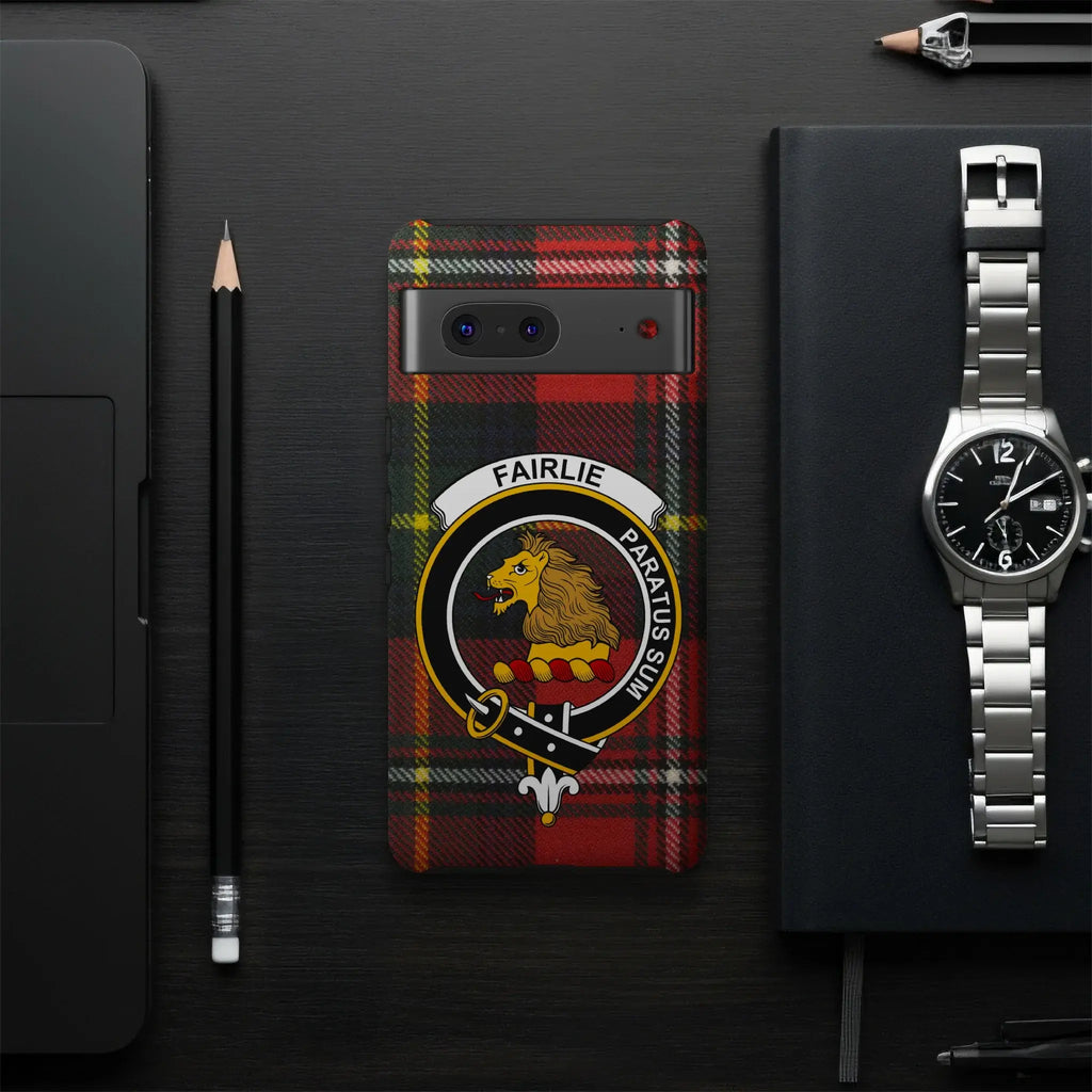 Fairlie Paratus Sum Tartan Phone Case with Lion Crest