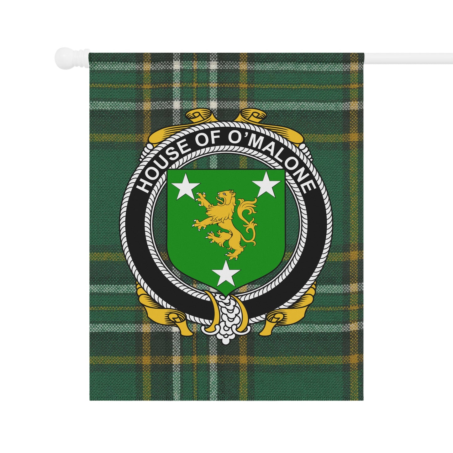 House of O'Malone Tapestry with Irish Crest Design