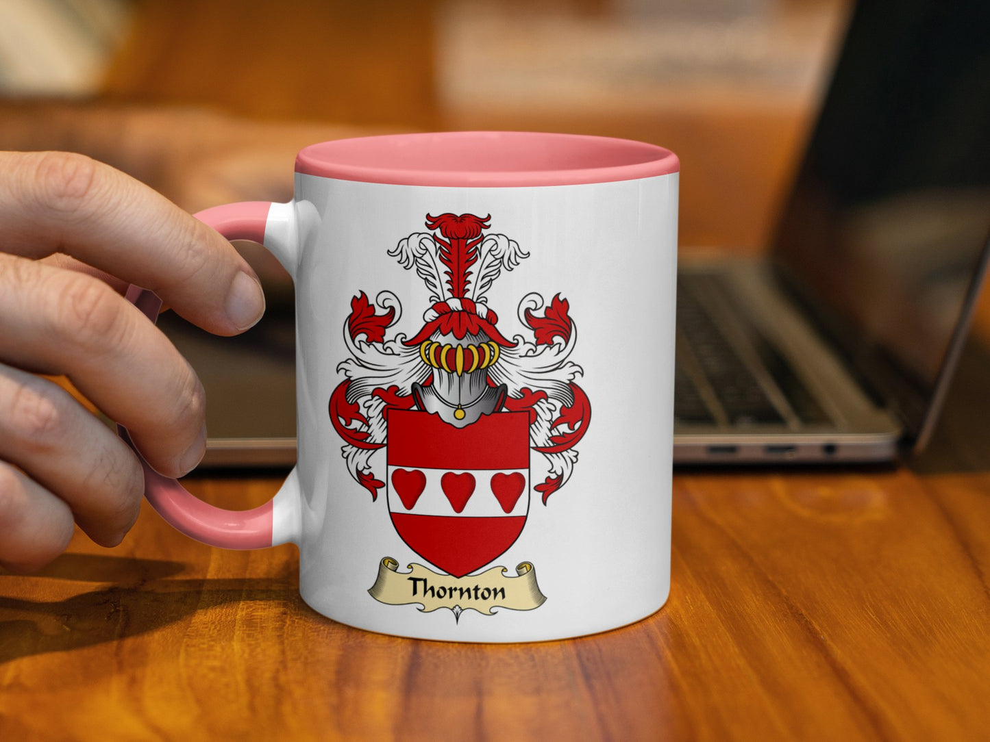 Thornton Clan Scottish Coat of Arms Mug - Living Stone Gifts