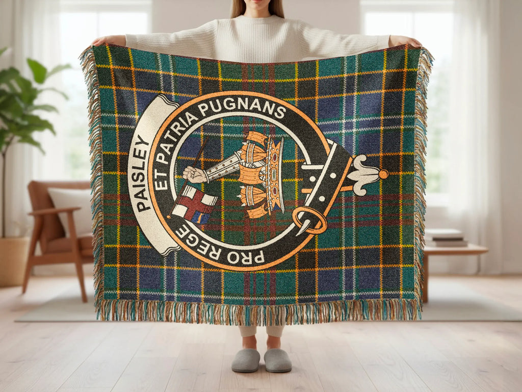 Et Patria Pugnans Pro Rege Paisley Blanket