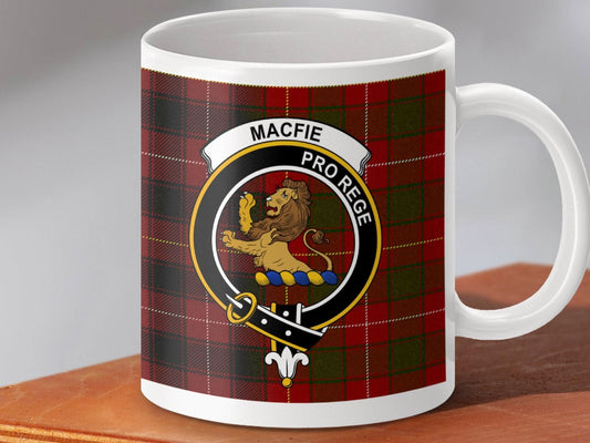 Macfie Pro Rege Lion Tartan Mug product