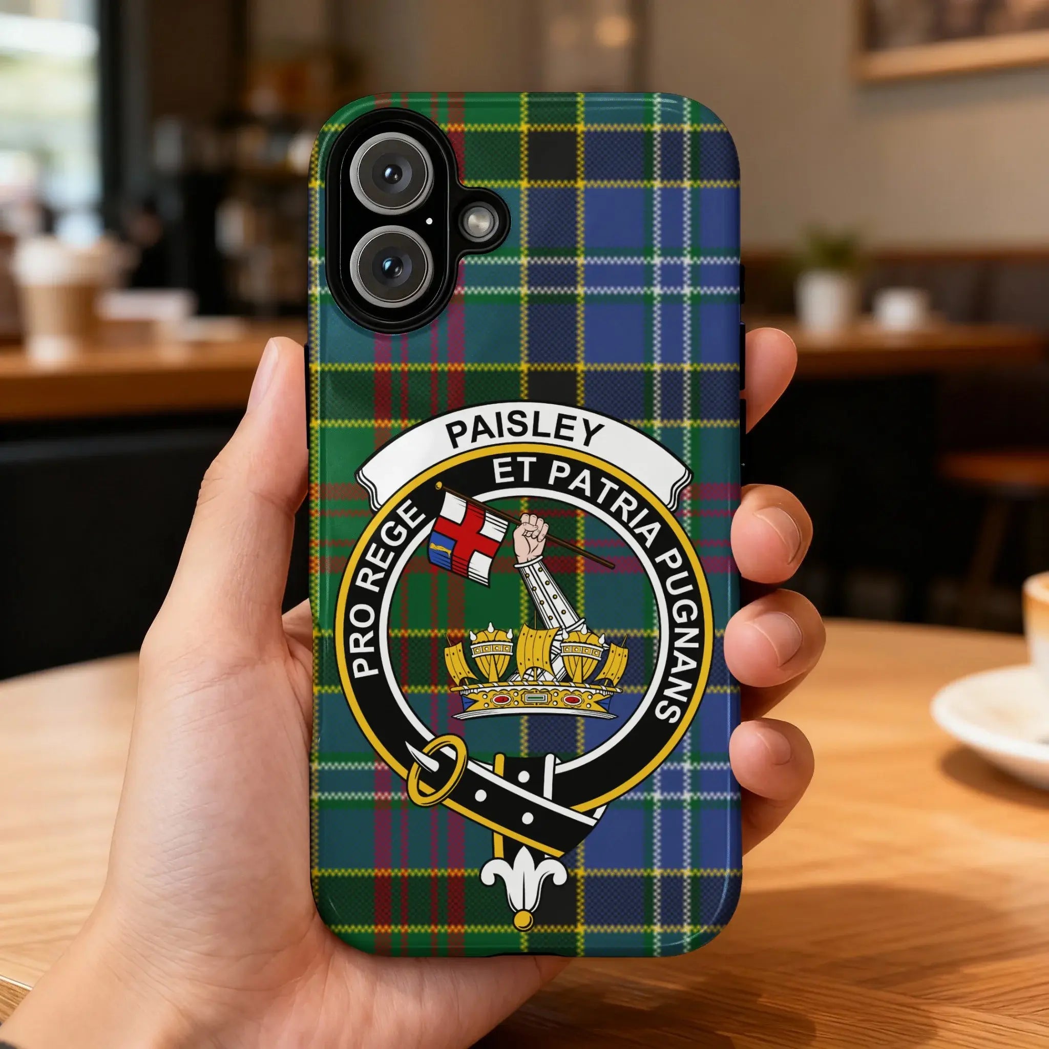 Paisley Pro Rege Et Patria Pugnans Phone Case