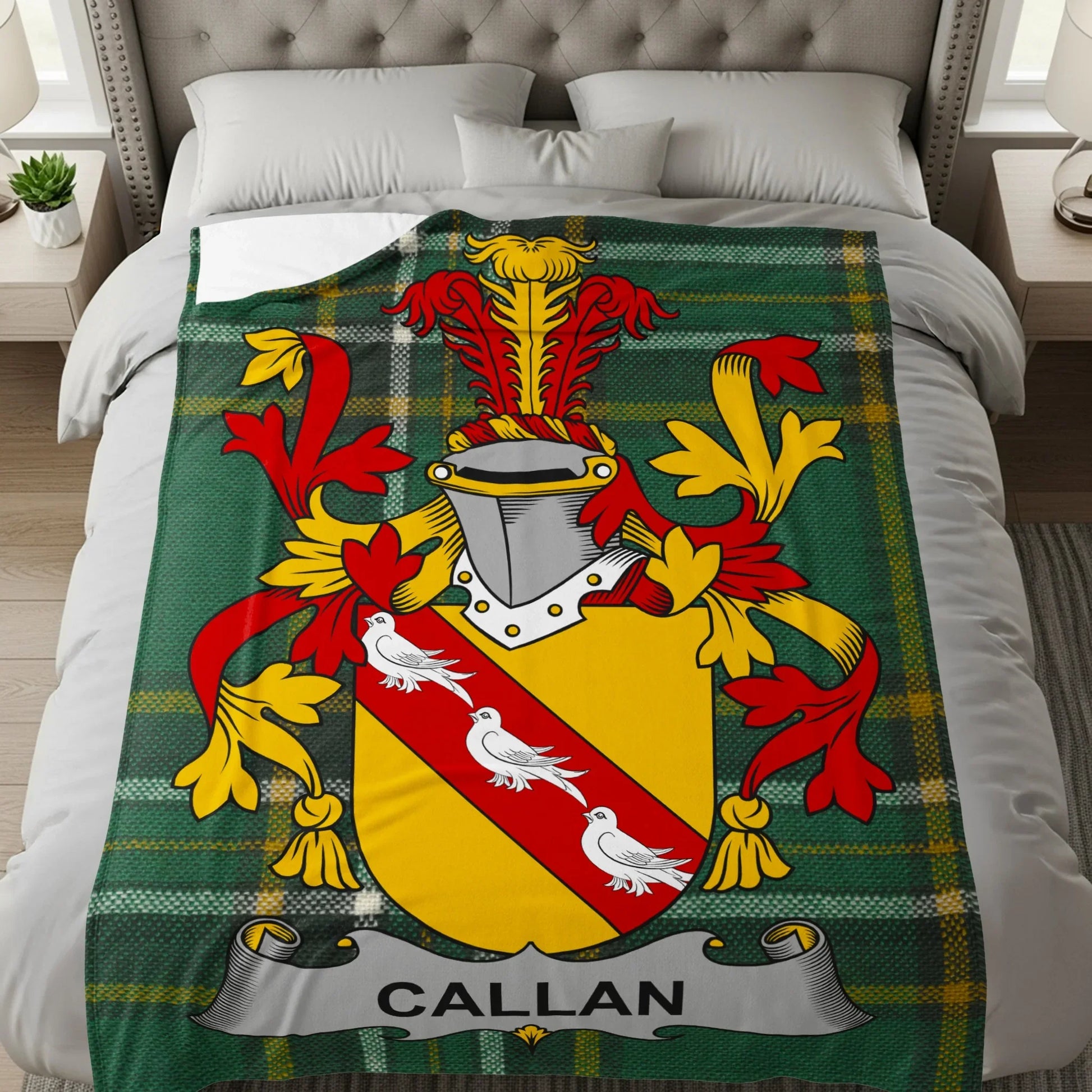 Callan Family Crest Throw Blanket product