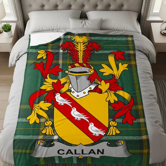 Callan Family Crest Throw Blanket product
