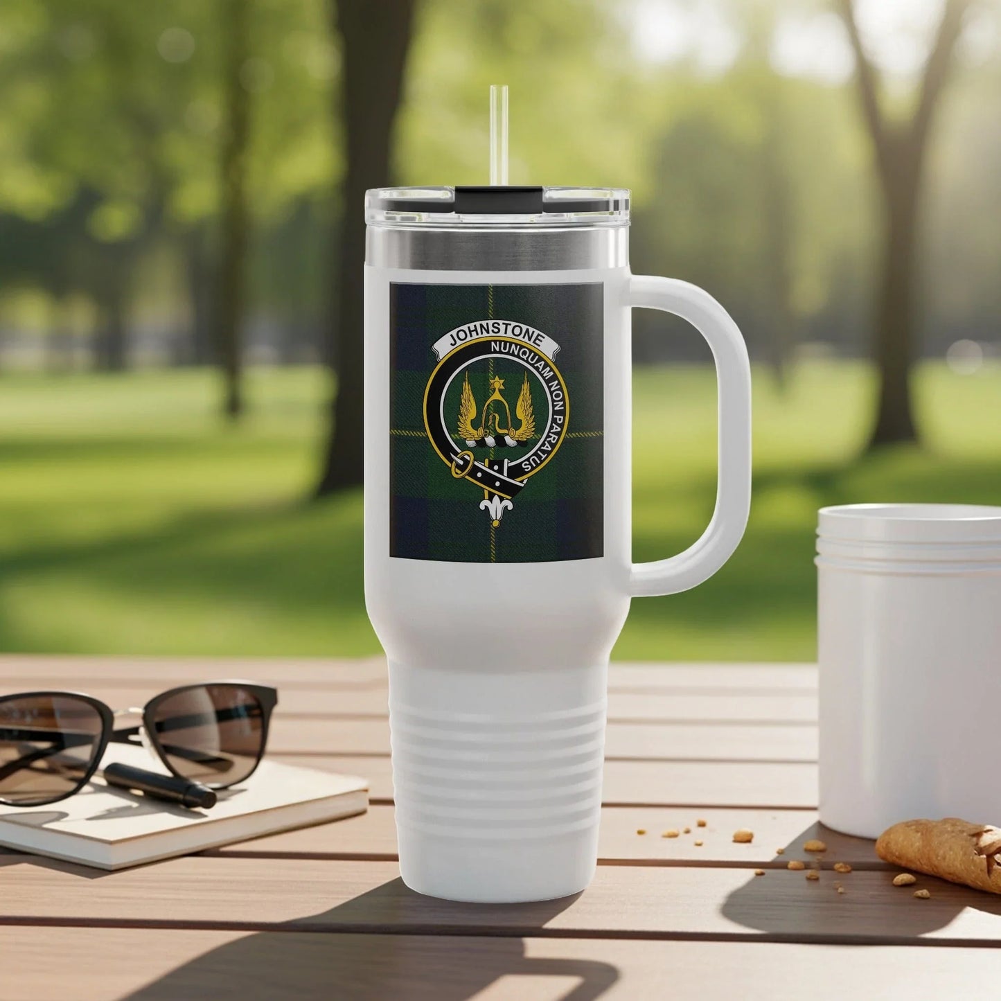 Johnstone Insulated Travel Tumbler with Handle product