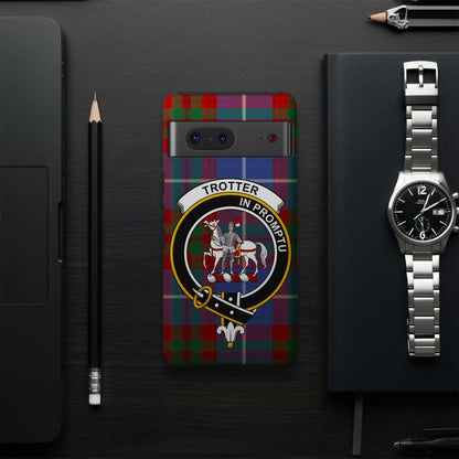 Trotter In Promptu Badge Plaid Phone Case Design