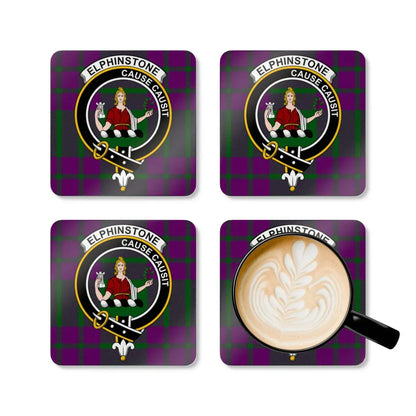 Elphinstone Cause Causit Tartan Design Coaster Set product type