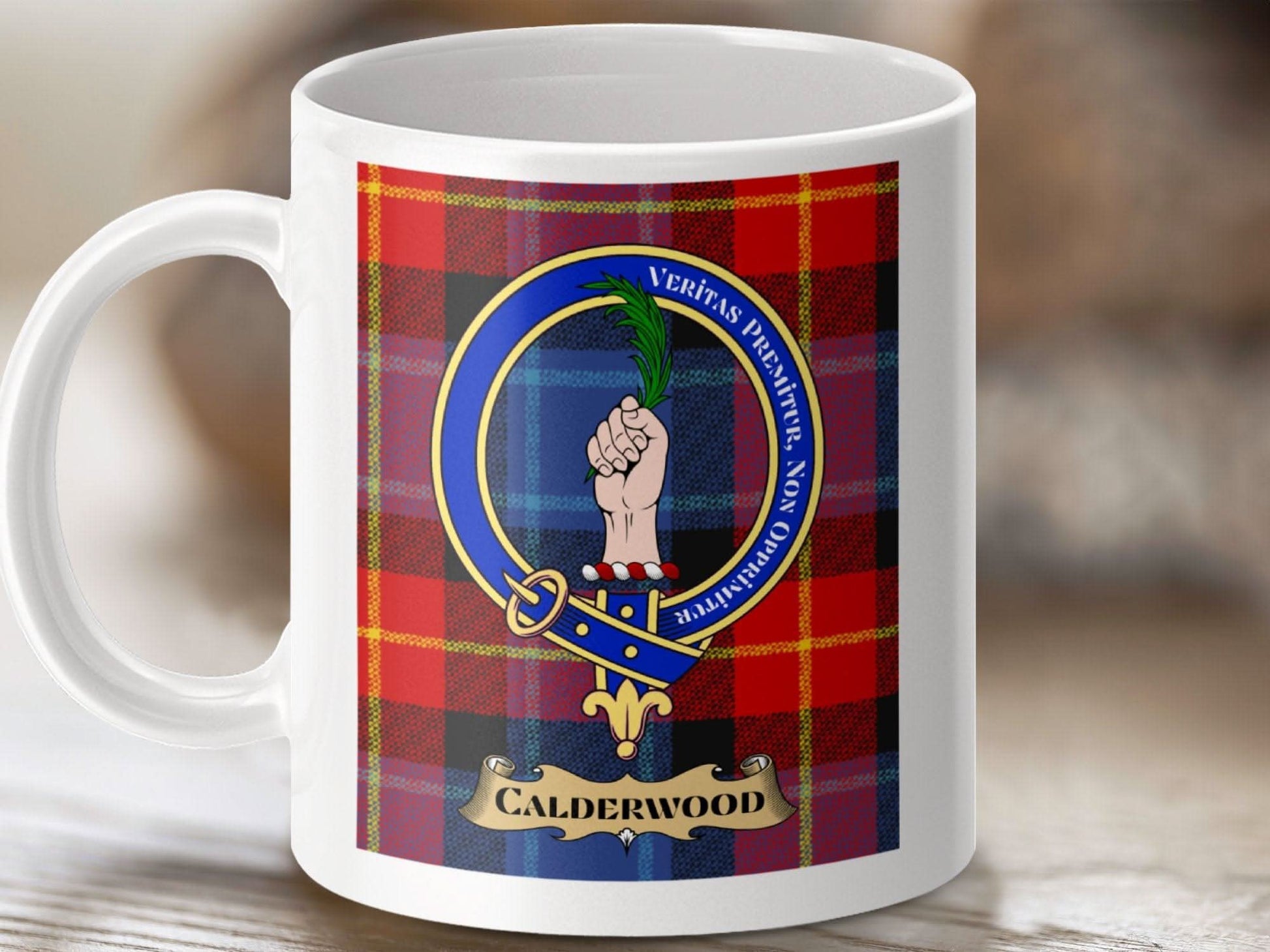 Family Crest and Tartan Design Mug product type