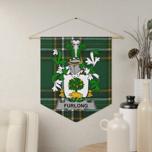 Furlong Family Crest Plaid Decorative Wall Hanging product type