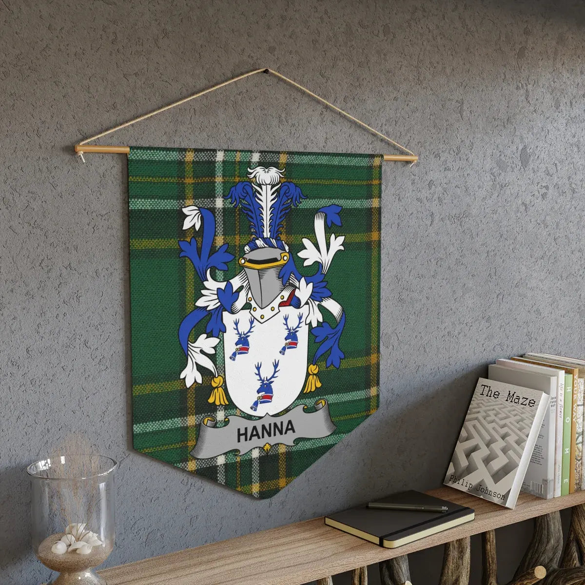 Personalized Family Crest Banner Wall Decor product type