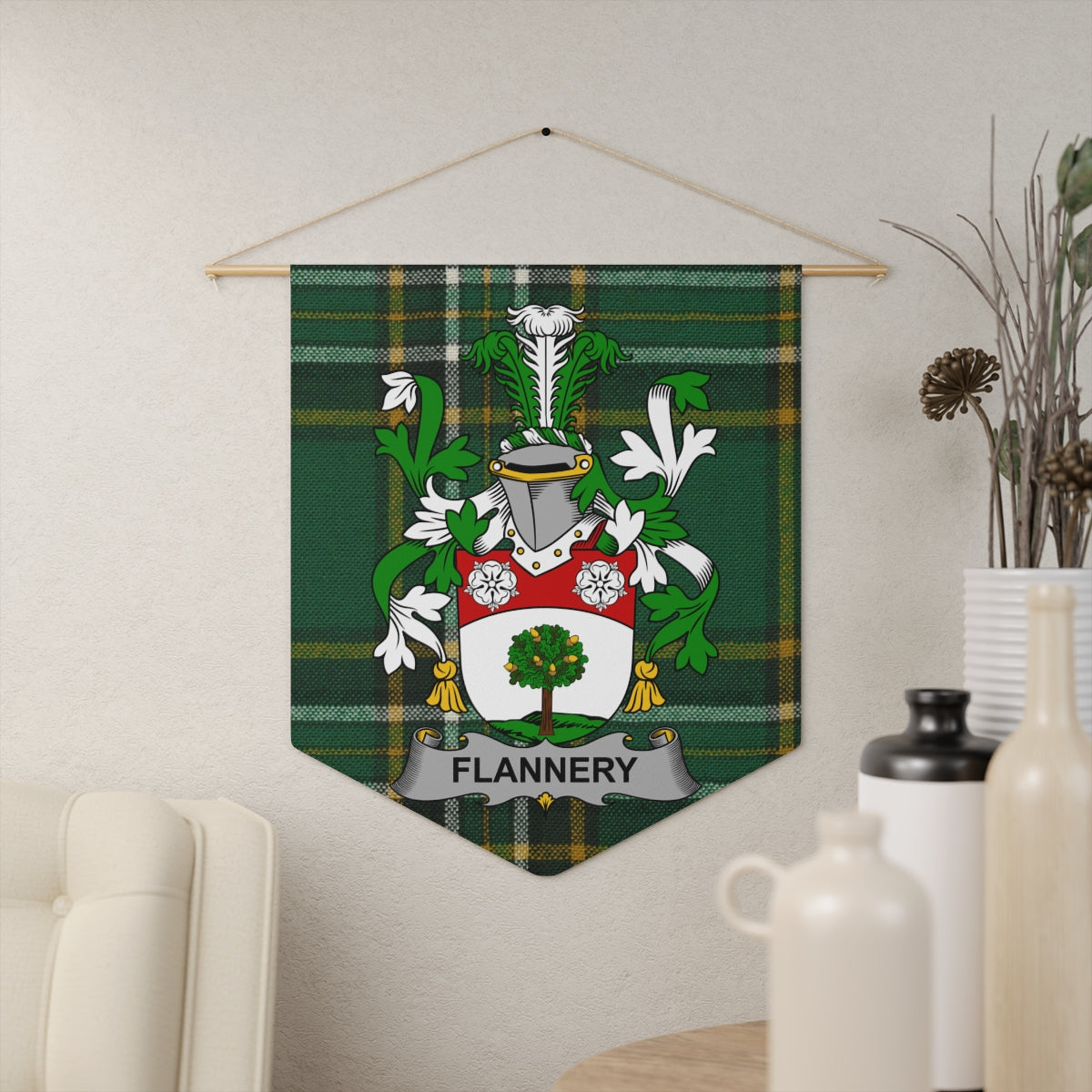 Flannery Custom Family Crest Personalized Wall Decor product