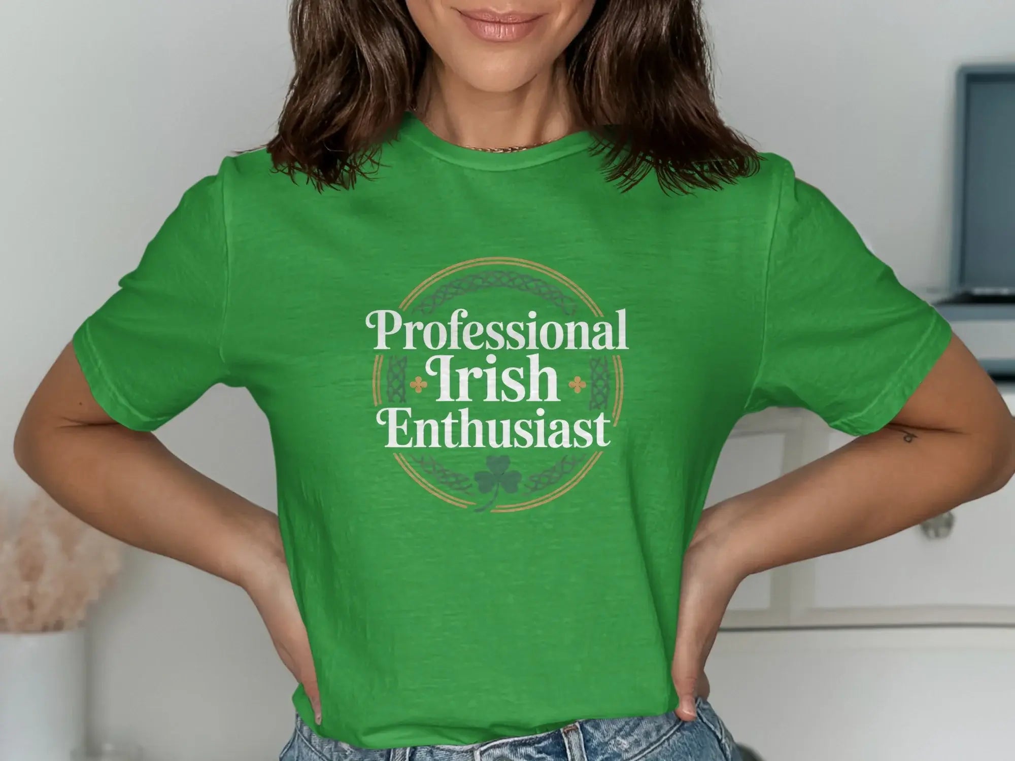 Professional Irish Enthusiast Graphic T-Shirt