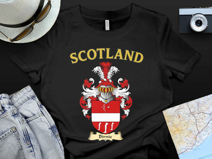 Scotland Birnie Crest Shield Black Shirt product