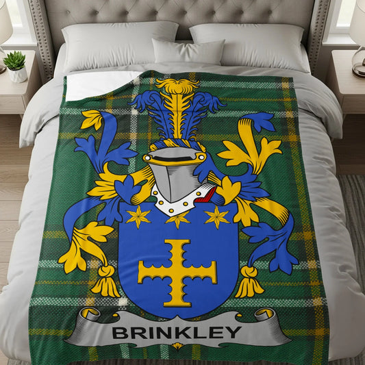 Brinkley Family Crest Plaid Design on Bedding product type