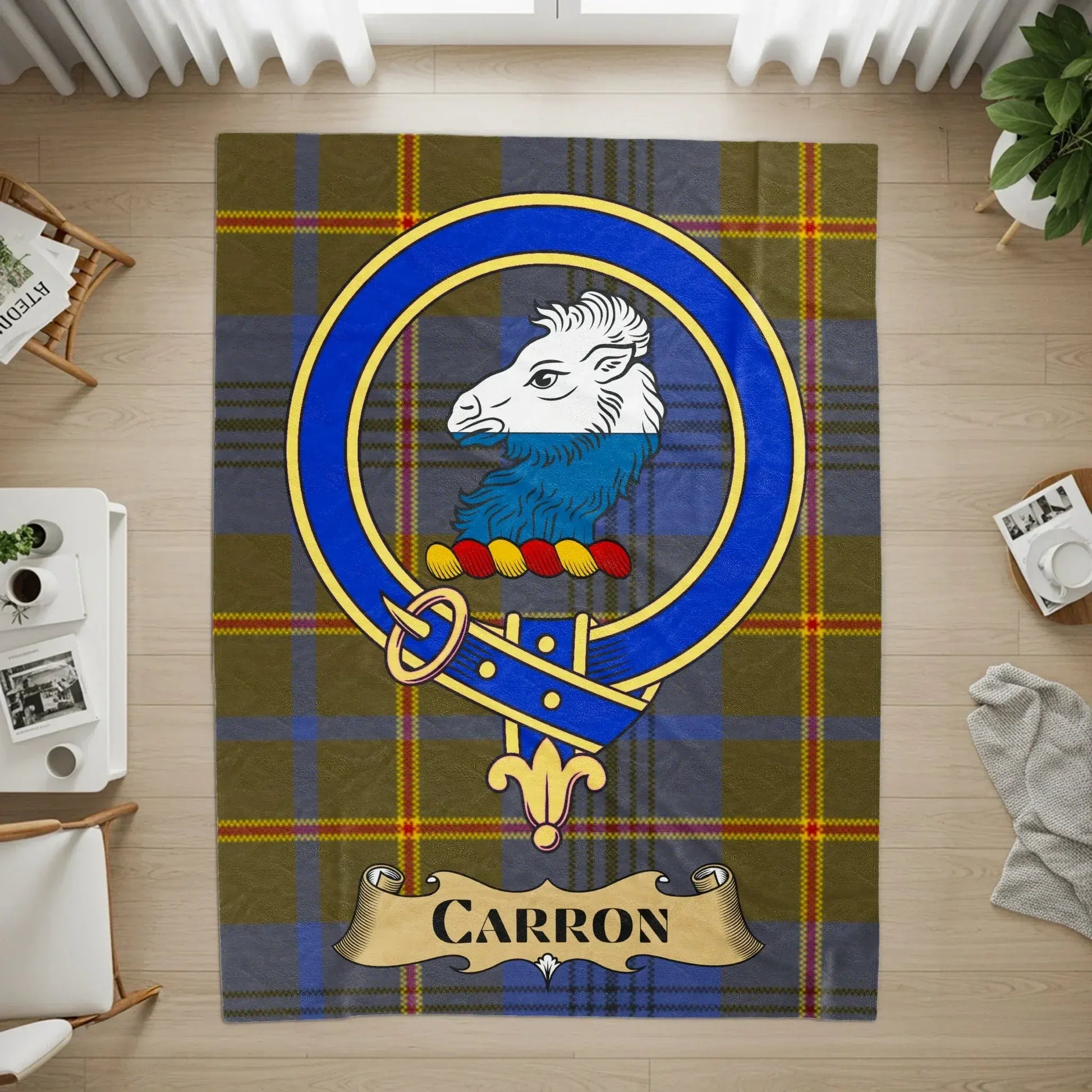 Customizable Carron Logo Emblazoned Area Rug product type