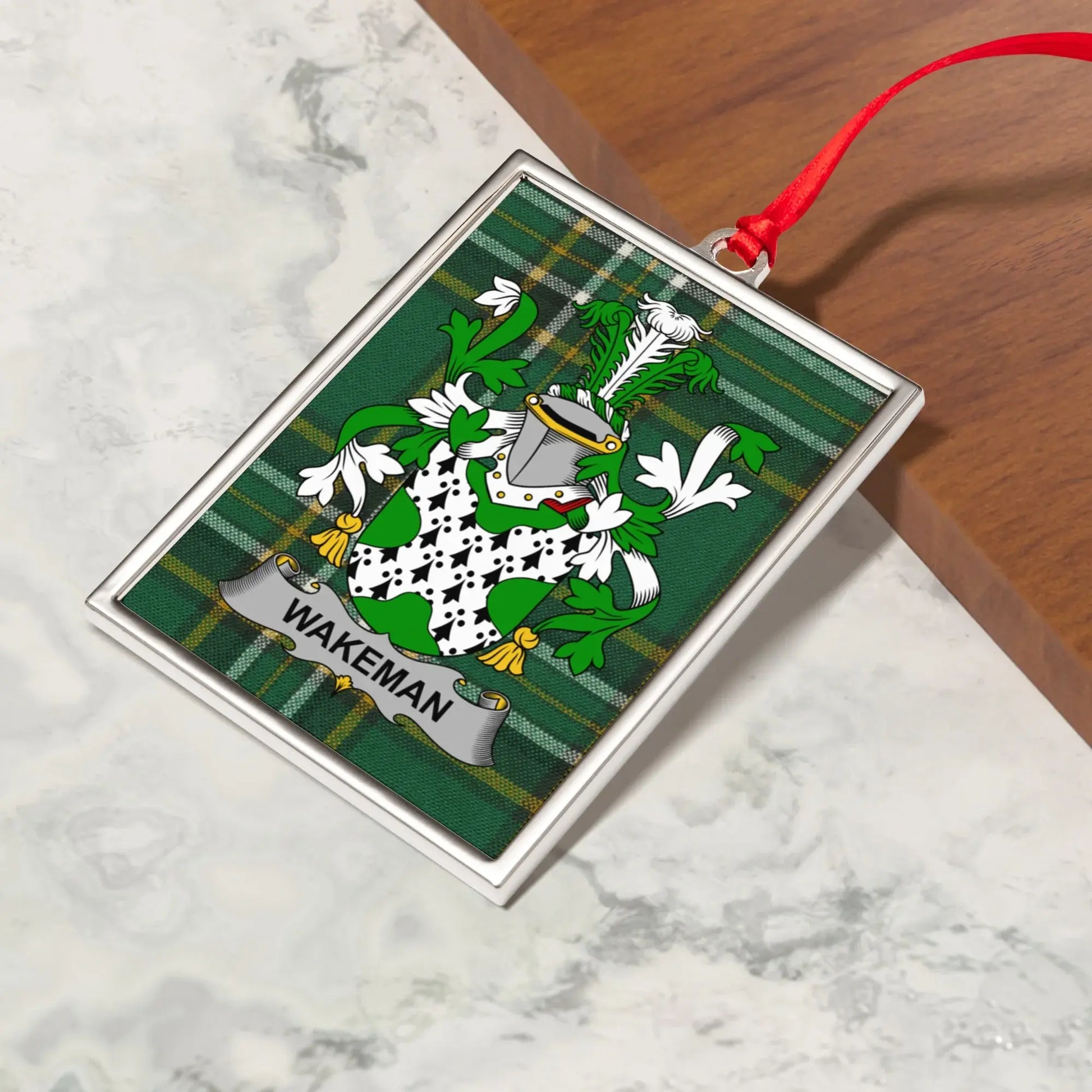 Wakeman Family Crest Ornament Gift Keepsake product