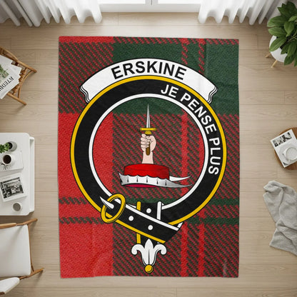 Erskine Je Pense Plus Clan Tartan Style Rug product