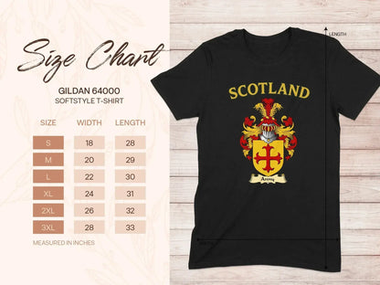 Scotland Family Crest Graphic Design T-Shirt product
