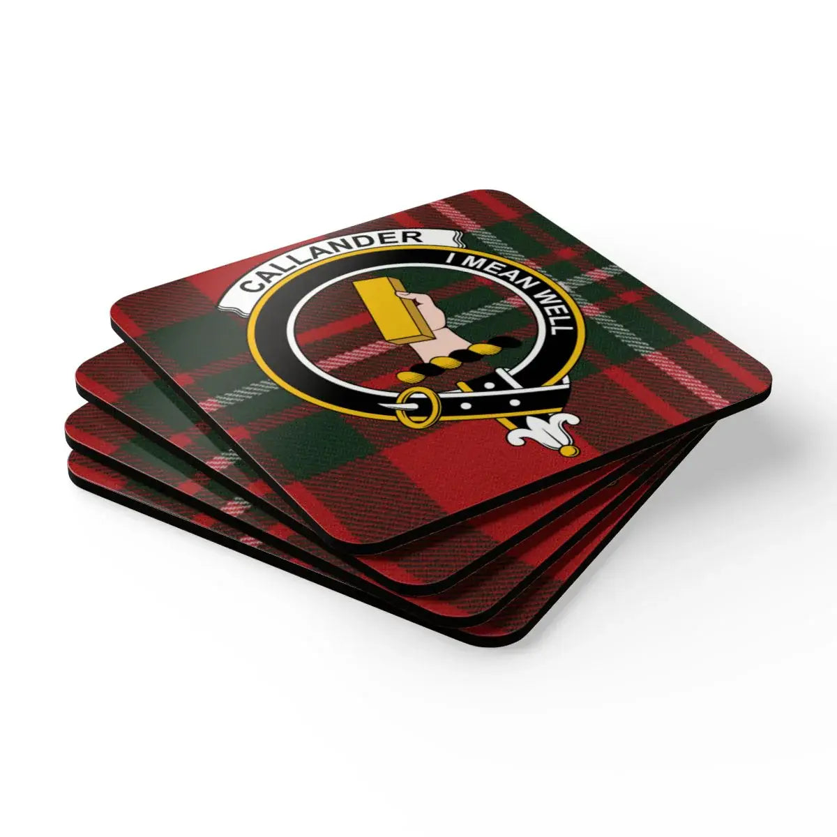 Callander I Mean Well Tartan Coasters product type
