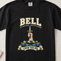 Bell Scottish clan graphic T-shirt in Black, front view