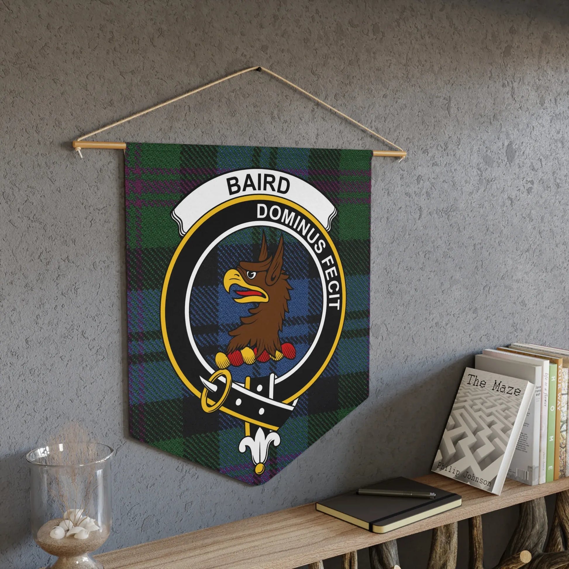 Baird Dominus Fecit Plaid Wall Hanging Decor product