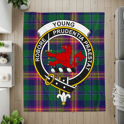 Young Prudential Lion Plaid Pattern Blanket product