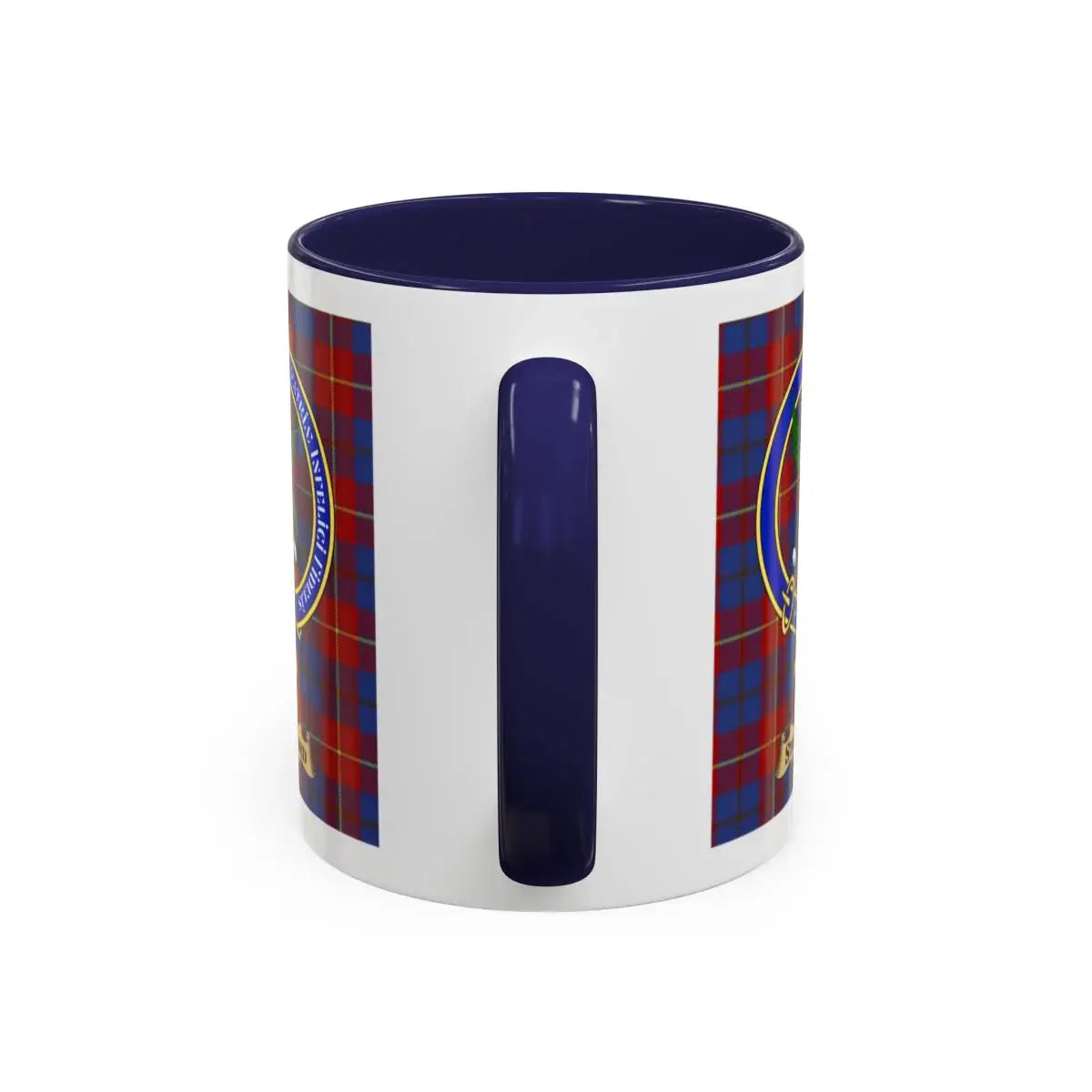 Stopford family crest mug shown in 11 oz and 15 oz sizes