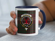 Crawford Clan Tartan Accent Mug – Scottish Heritage | 11 oz & 15 oz