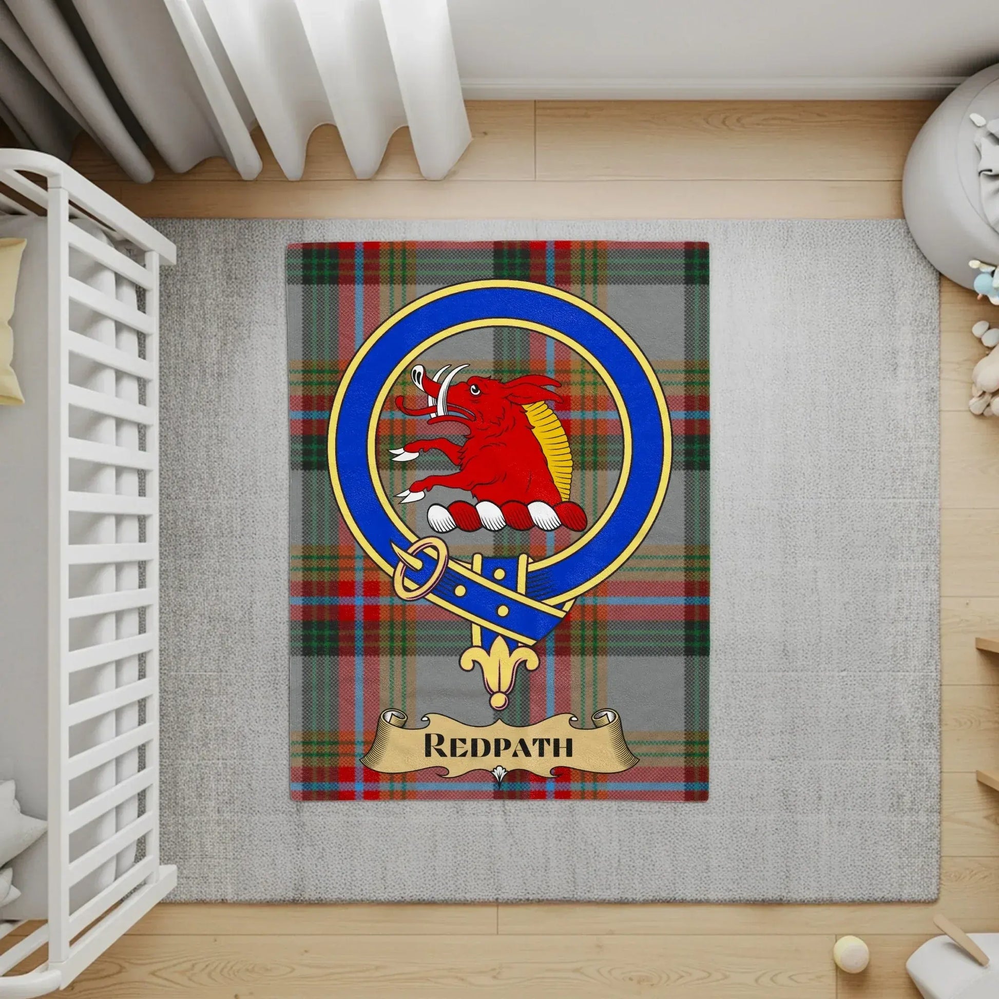 Redpath Tartan Plaid Rug Living Room Decor product type