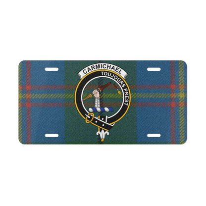 Carmichael Tartan Designer License Plate product