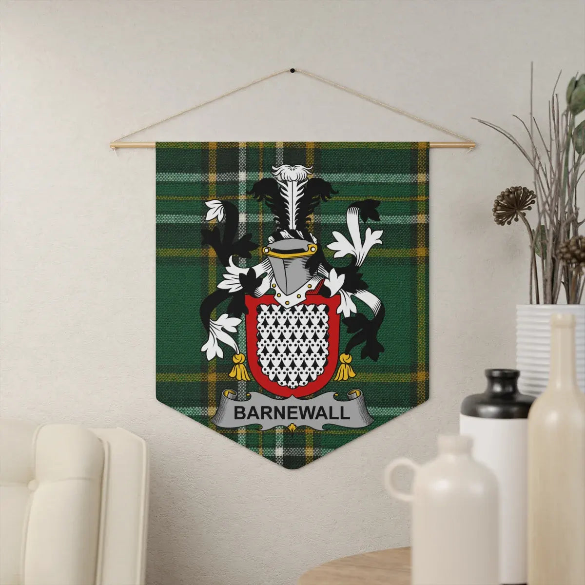 Barnewall Family Crest Wall Hanging Decor product type