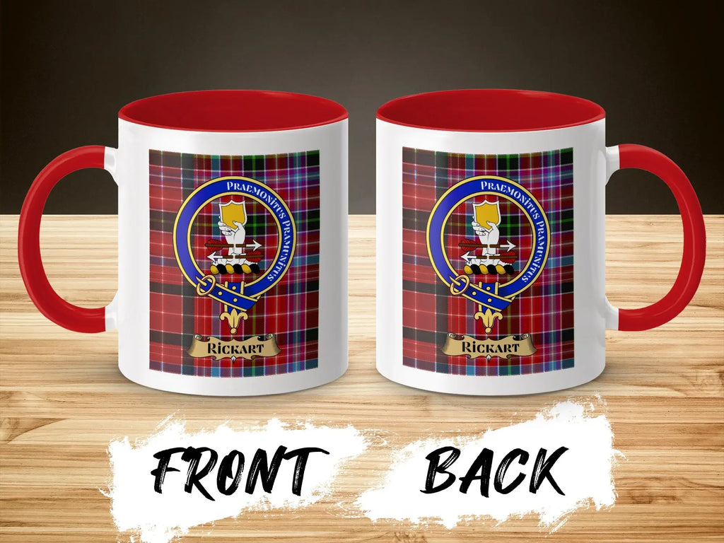 Rickart Praemonitus Praemunitus Family Crest Mug