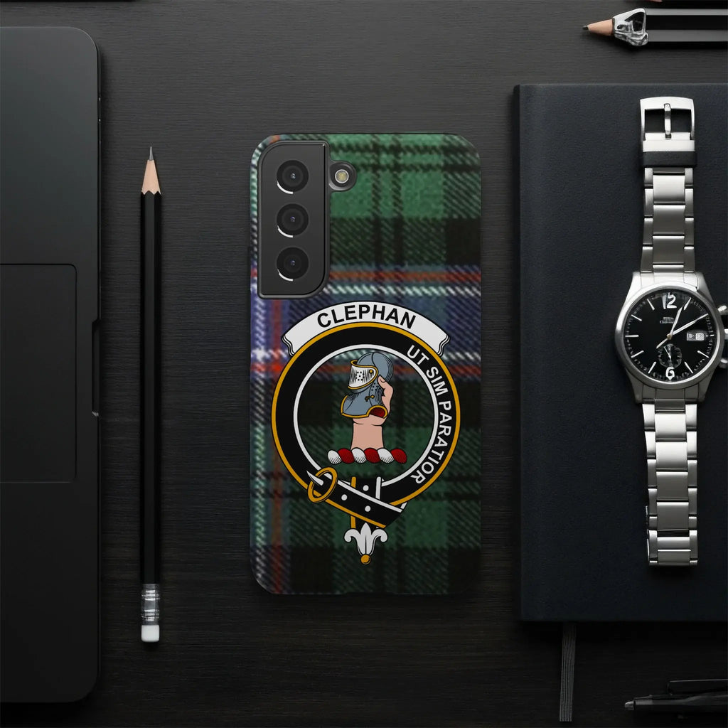 Clephan Tartan Pattern Galaxy Phone Case Cover