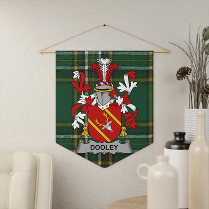 Personalized Family Crest Dooley Wall Hanging product