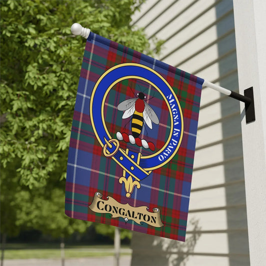 Clan Crest Plaid Pattern Personalised Flag product
