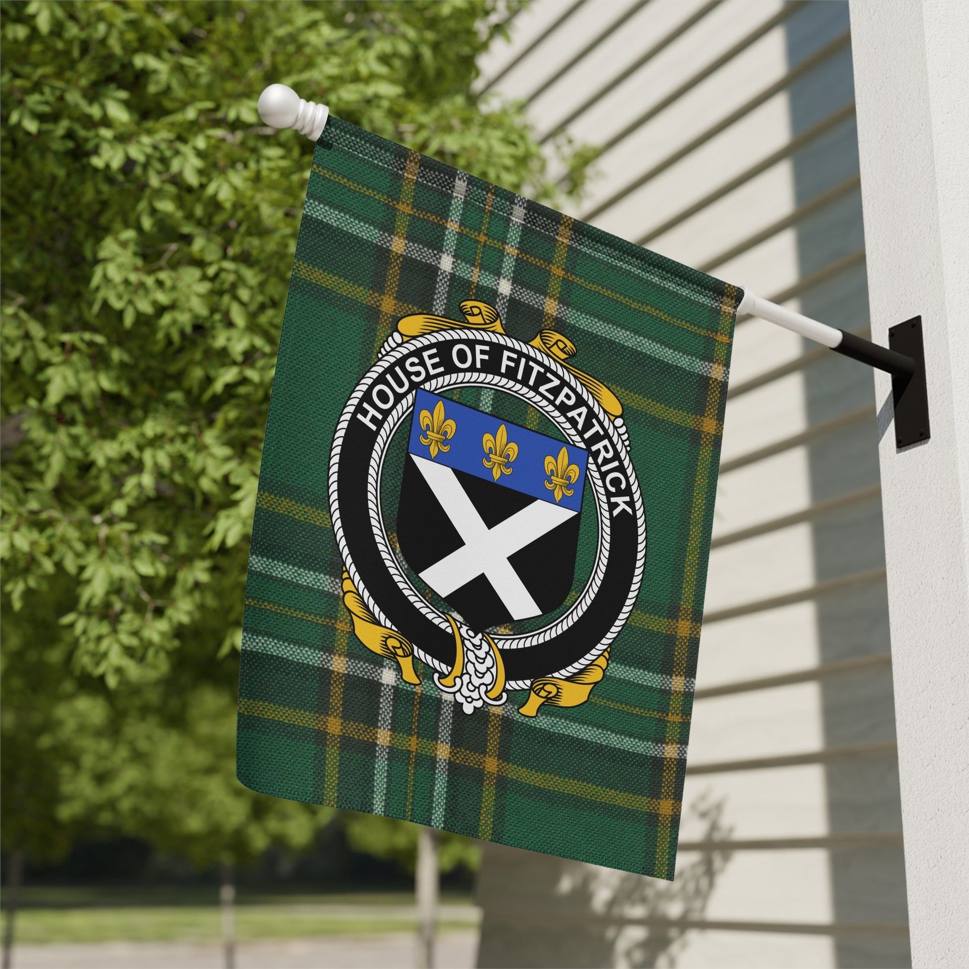 House of Fitzpatrick Crest Outdoor Garden Flag