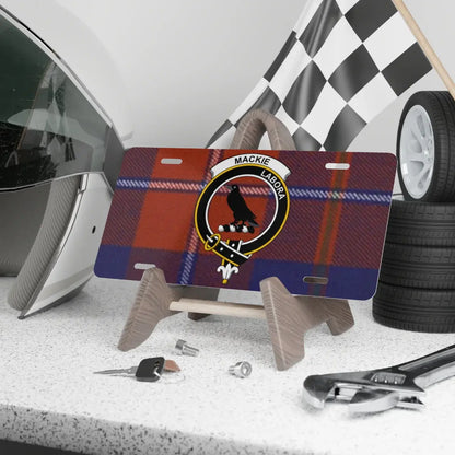 Mackie Scottish Tartan Personalized License Plate product