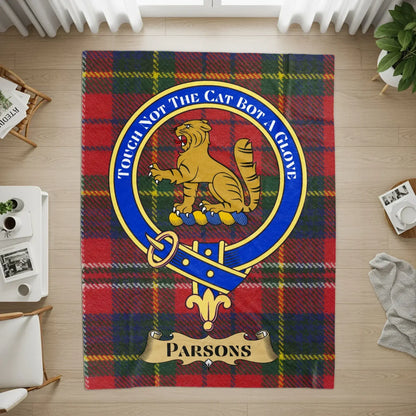 Scottish Tartan Clan Crest Parsons Rug product