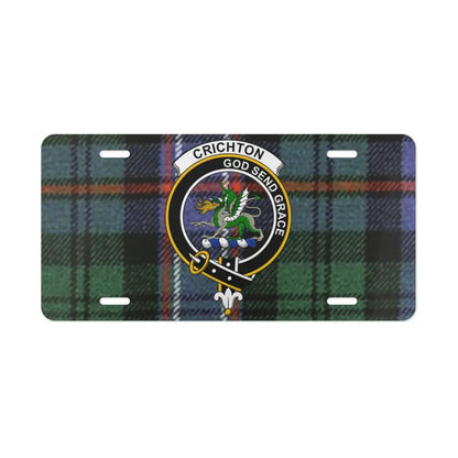 Crichton God Send Grace Graphic License Plate product type