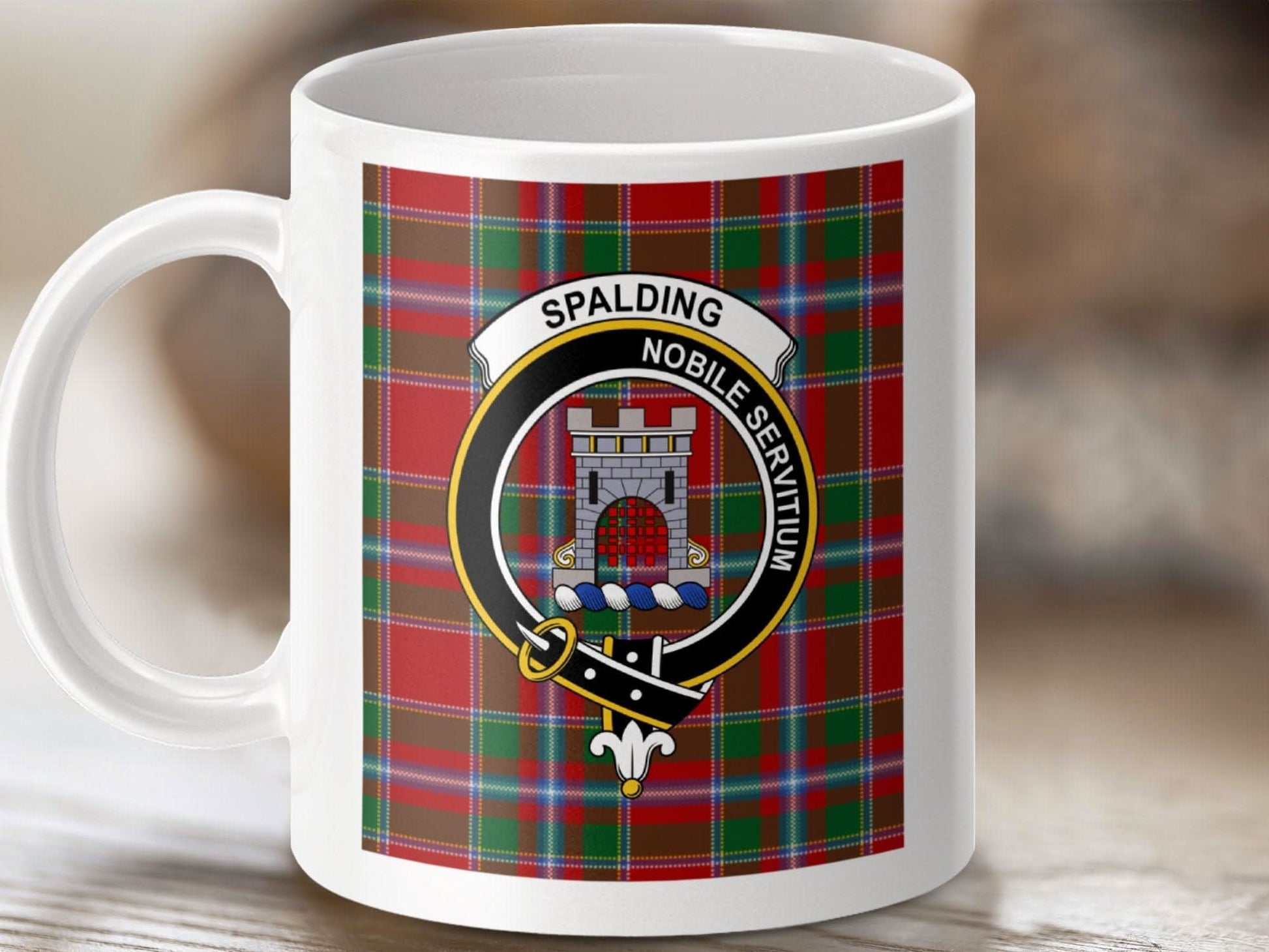 Spalding Noblie Servitium Crest Mug product type