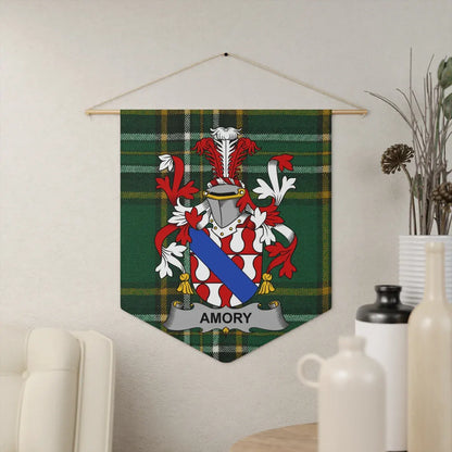 Amory Family Crest Heraldic Wall Hanging Tapestry product