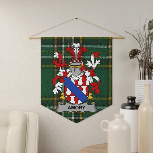 Amory Family Crest Heraldic Wall Hanging Tapestry product