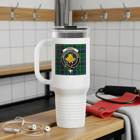 Pringle Clan Badge Plaid Insulated Travel Mug product type