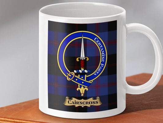 Cairncross Scottish Tartan Clan Crest Emblem Mug product